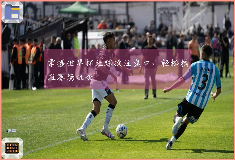 掌握世界杯让球投注盘口，轻松找准赛场机会